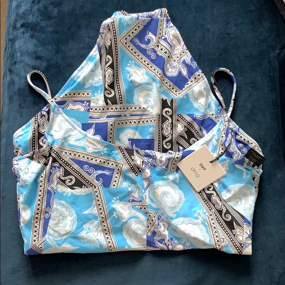 NWT Onia x DVF one piece swimsuit